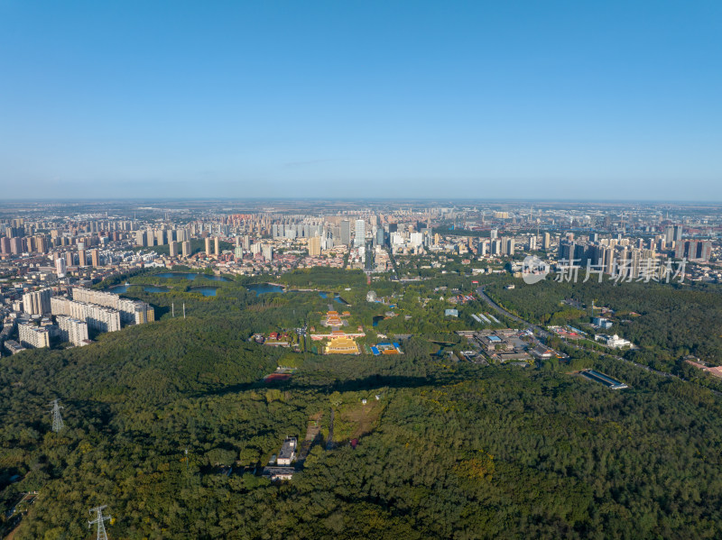 航拍城市风光