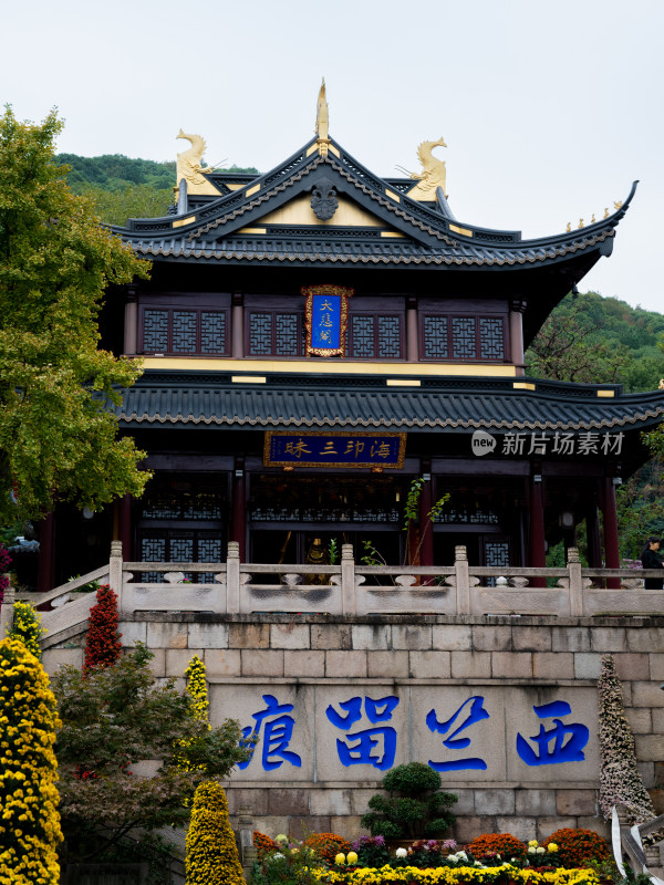 江苏无锡惠山古镇惠山寺建筑