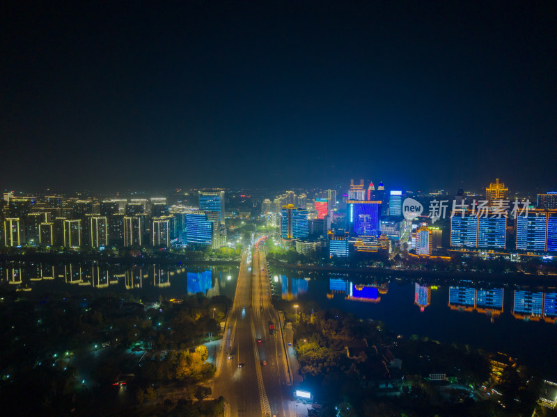 浙江金华通济桥夜景