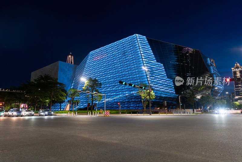 深圳博物馆夜景