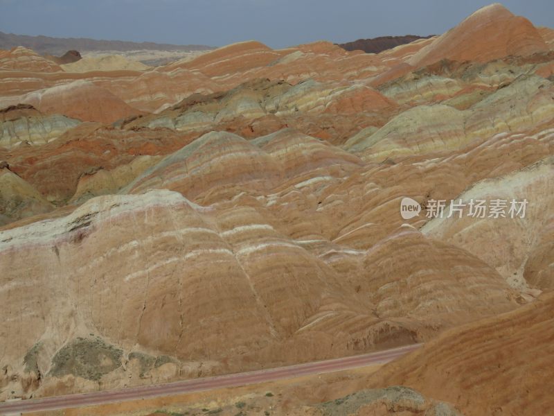 甘肃张掖七彩丹霞风景区旅游风光