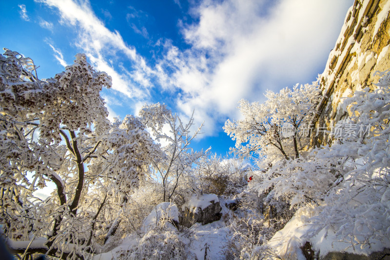 长城雪景