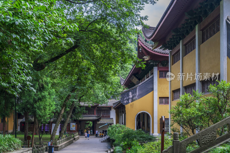 杭州西湖飞来峰灵隐寺千年古刹古建筑