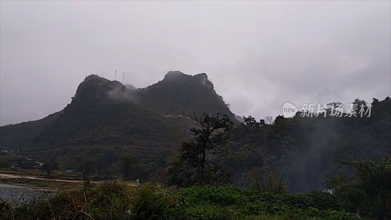 云雾山脉自然风景