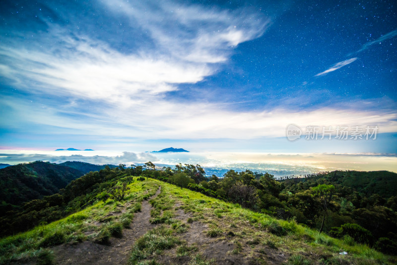 印尼巴厘岛布罗莫火山星空