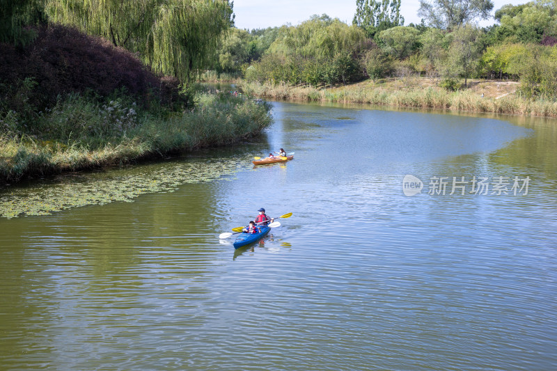 北京奥林匹克公园划船