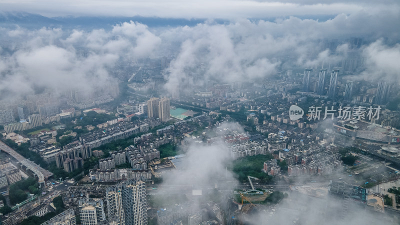 福州城市云雾