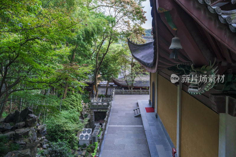 杭州西湖飞来峰灵隐寺千年古刹古建筑