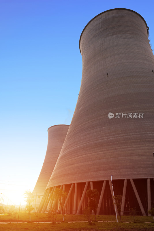 火力发电厂的冷却塔