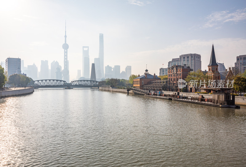 上海苏州河邮政博物馆乍浦路桥上海城市景观