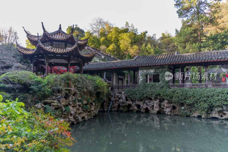 杭州栖霞岭黄龙洞景点风景