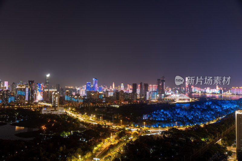 湖北武汉汉口夜景