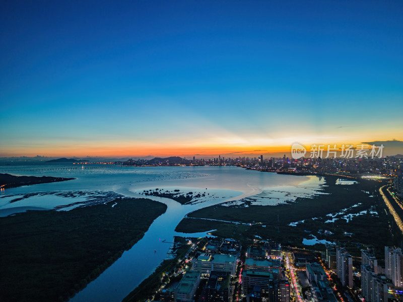 深圳南山区深圳湾大景蓝调