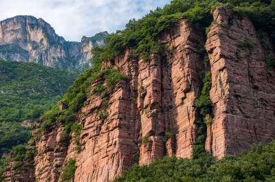 太行山山脉高山自然风景