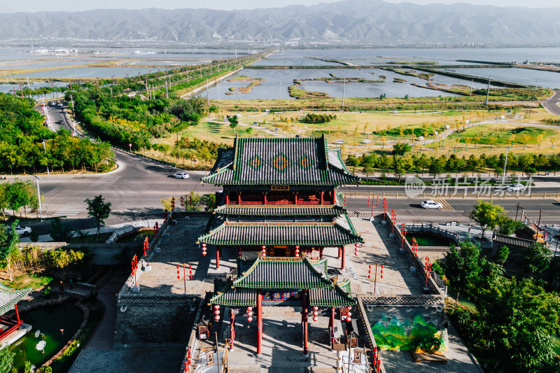 运城池神庙海光楼