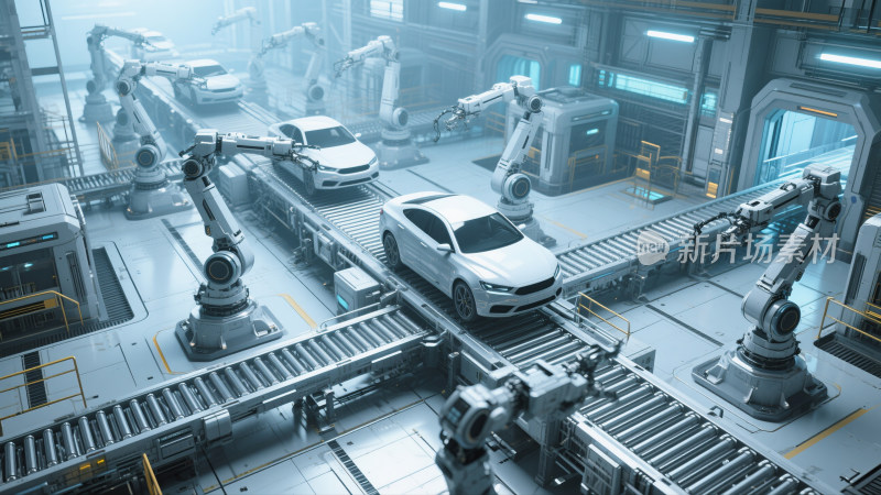 自动化汽车生产工厂场景