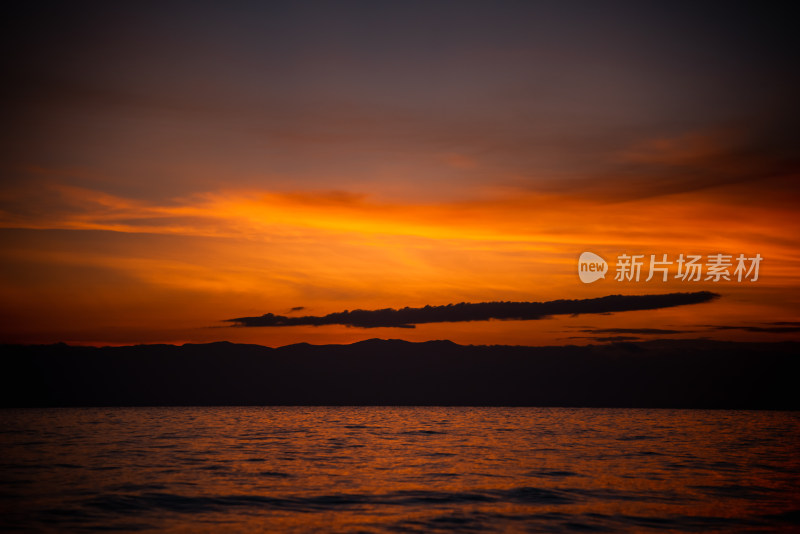 青海省 青海湖景区 夏季日出