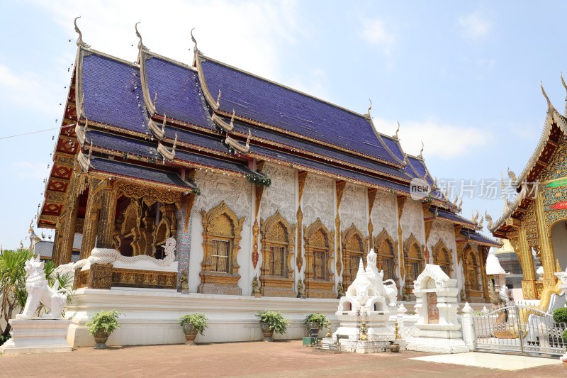 泰国清迈蓝庙