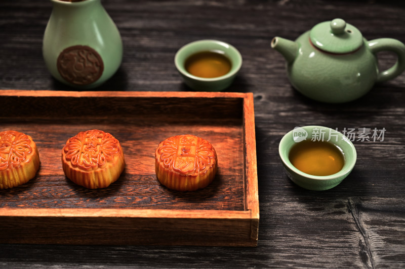 中国传统节日中秋节美食月饼