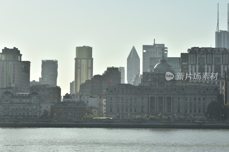 黄浦江的建筑风景