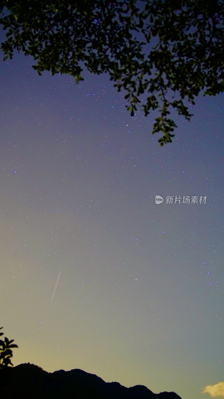 夜晚的星空