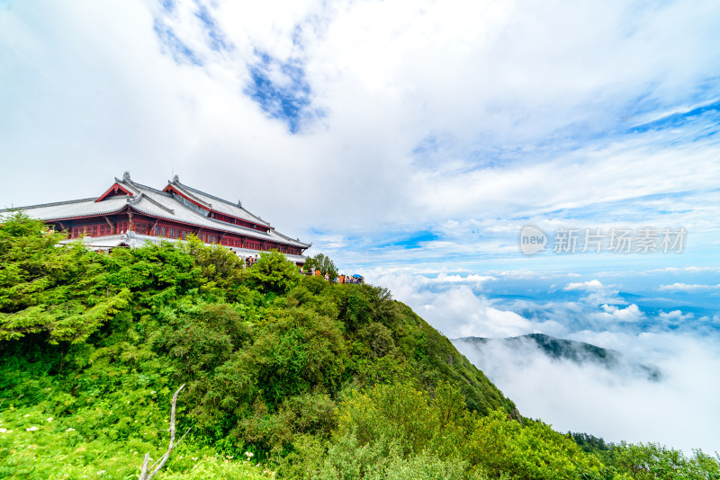 四川峨眉山自然风光