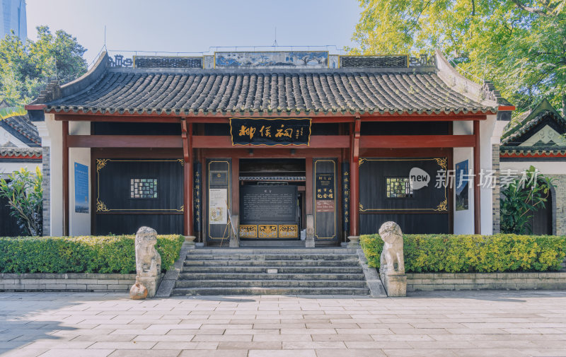 广西柳州柳侯祠-内部正门