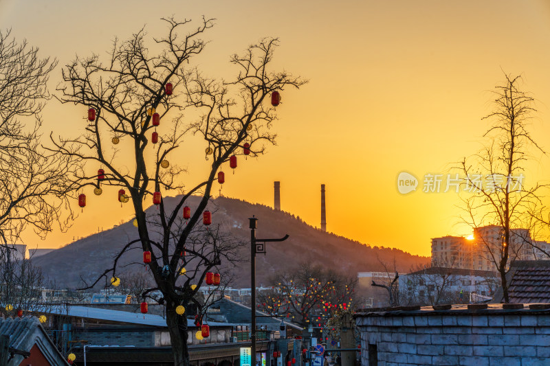 北京石景山模式口历史文化街区京西古道年味