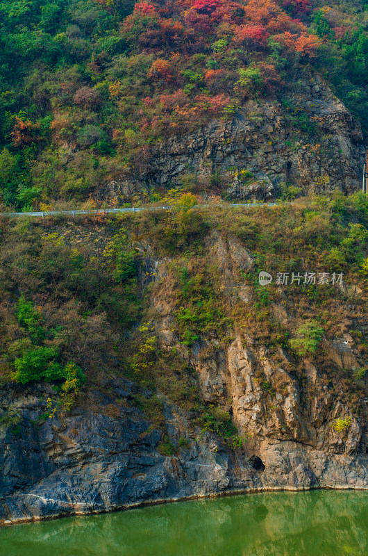 河南洛阳白云山风景区秋季风景