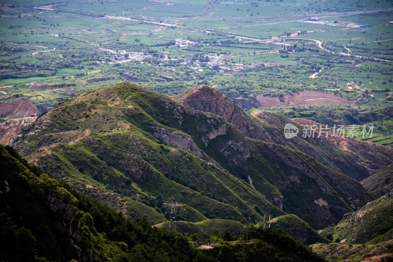 山西省忻州禹王洞外风景