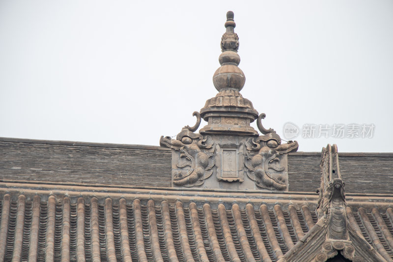 山西大同华严寺屋顶装饰