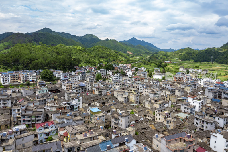 江西景德镇瑶里古镇航拍