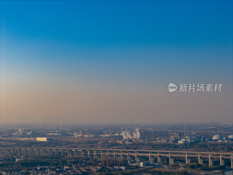 安徽芜湖城市天空航拍