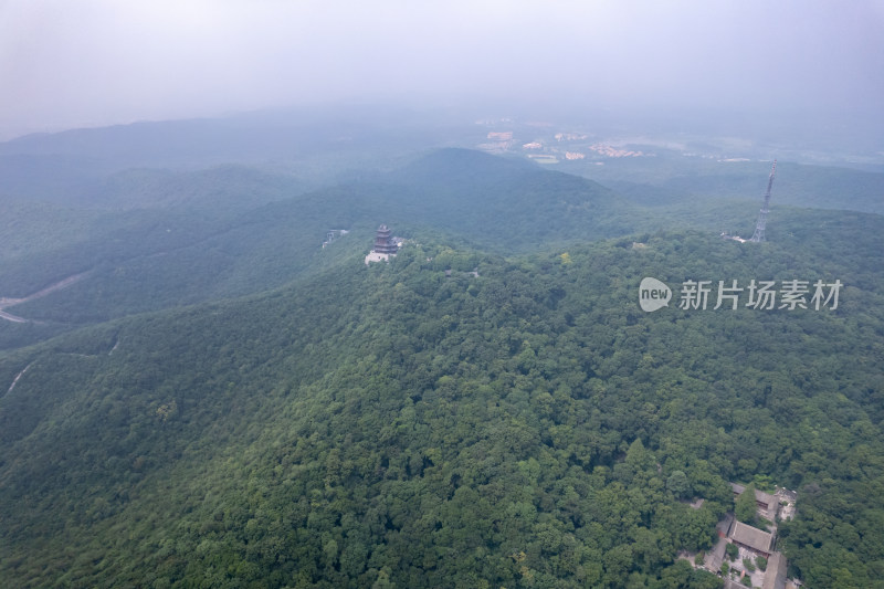 滁州琅琊山风景区航拍图