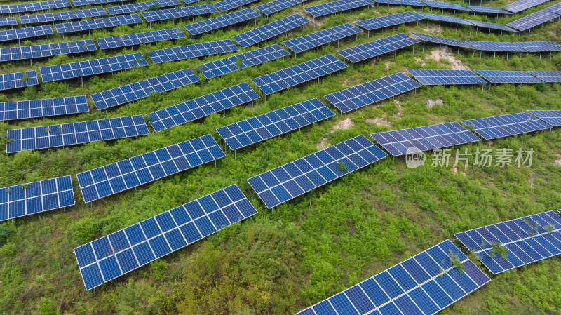 清洁能源太阳能光伏电池板电力新能源