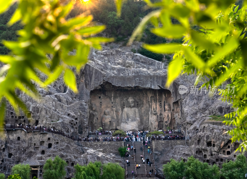 洛阳龙门石窟旅游风景