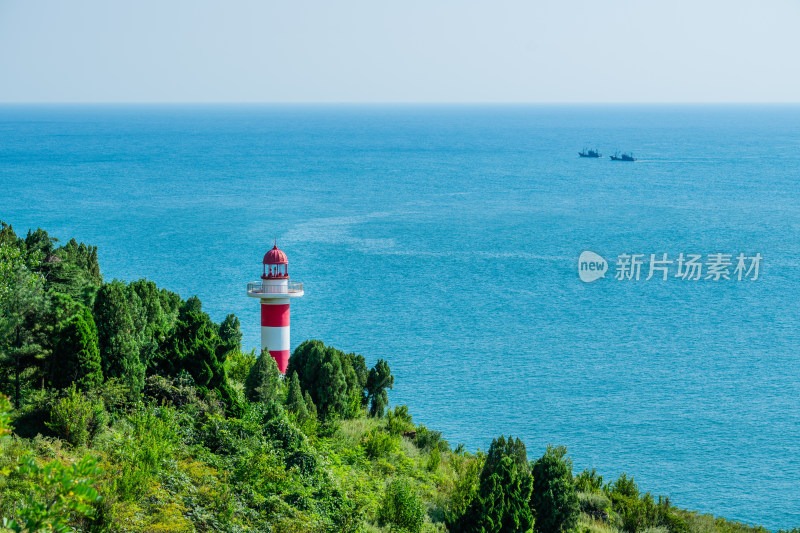 山东青岛黄岛区灵山岛风景区灯塔