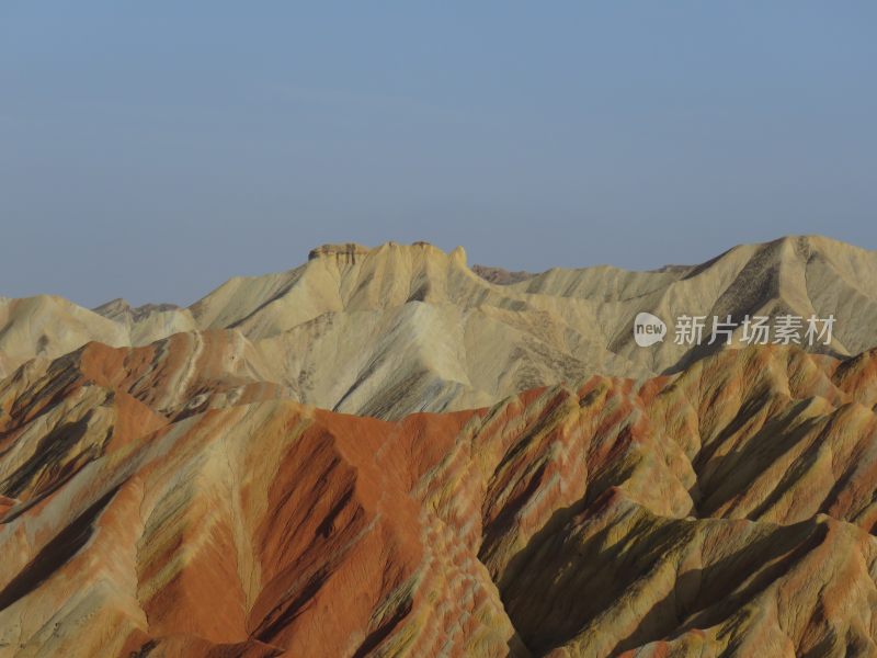 甘肃张掖七彩丹霞风景区旅游风光