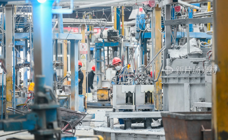 铝企业生产加工 汽车轮毂生产车间