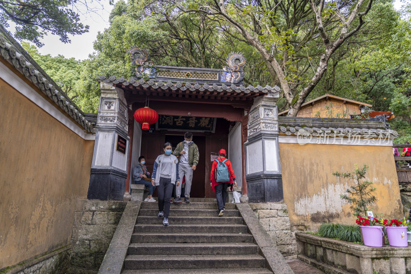 浙江普陀山观音古洞建筑