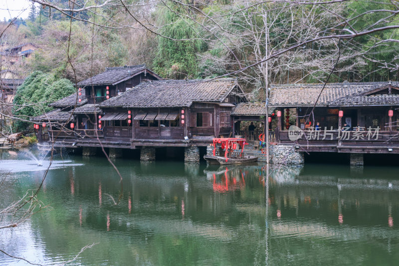 福建龙岩长汀丁屋岭旅游风光