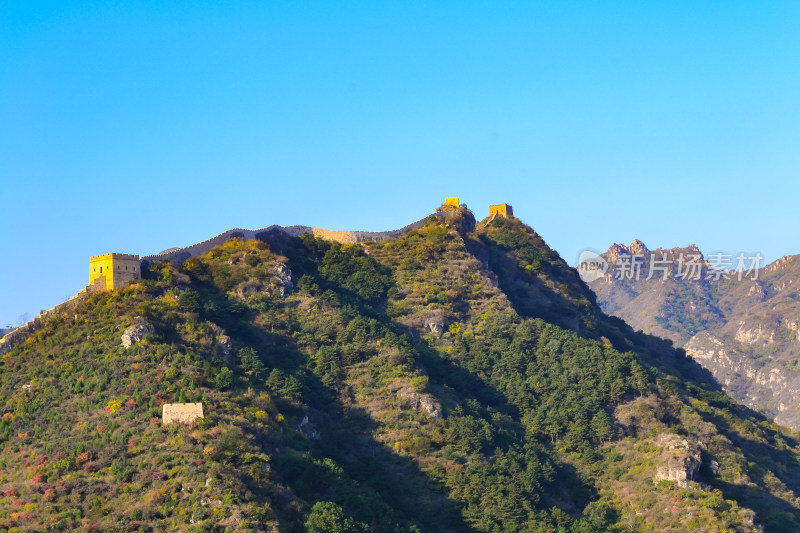 万里长城秋天自然风景