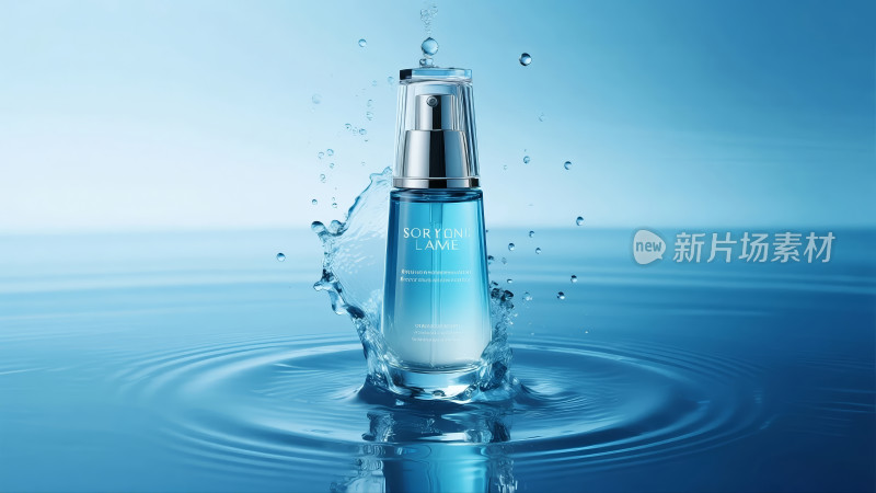 寒露节气护肤品补水保湿美妆广告背景