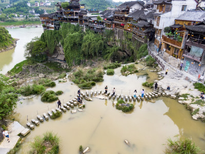 湖南湘西芙蓉镇4a景区