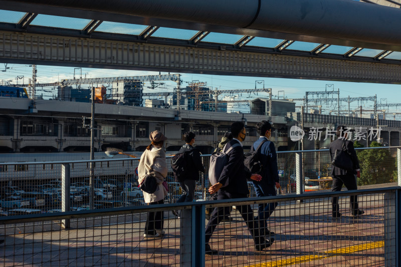 日本 街头 繁忙 行人 城市