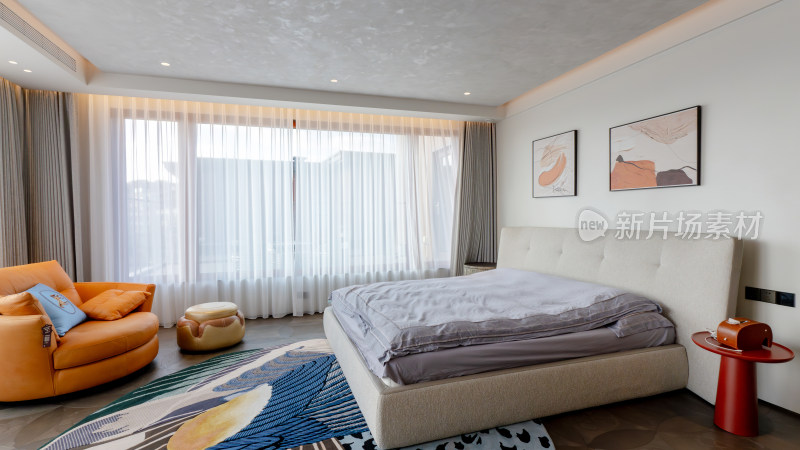 现代风格卧室室内场景