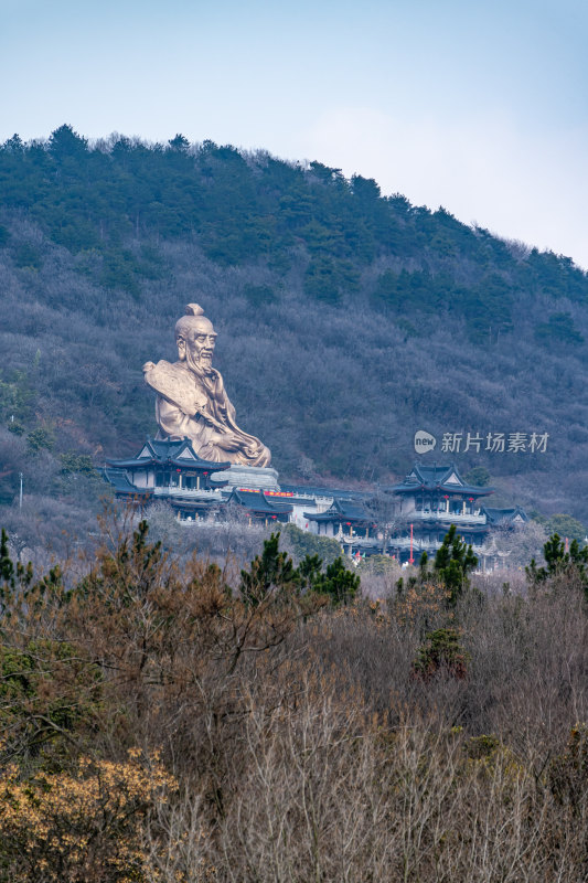 江苏镇江句容茅山风景区秋冬景观