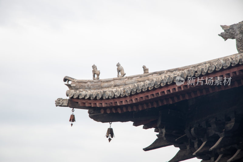 山西大同善化寺檐角装饰