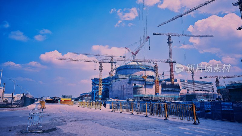 核电站建设现场