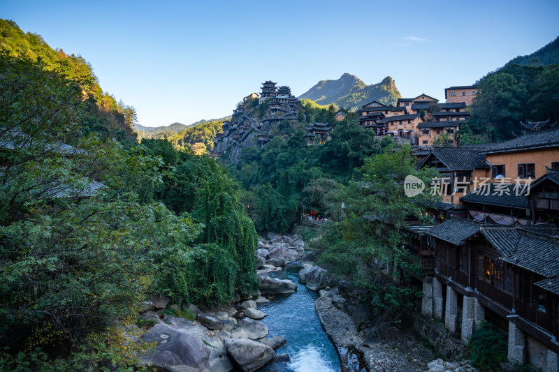 江西上饶市望仙谷旅游度假区仙侠世界风光